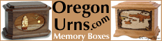 Oregon Urns - Hardwood Cremation Urns and Memorial Chests