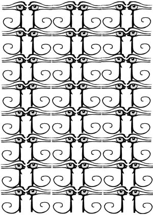 Egyptian Eyes Background Unmounted Rubber Stamp Egyptian Eyes Background Unmounted Rubber Stamp