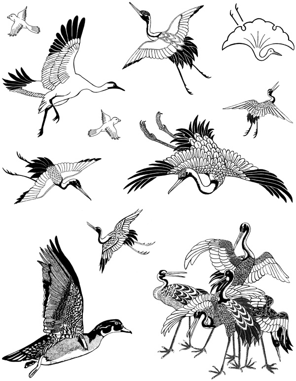 Birds Unmounted Rubber Stamp Sheet Birds Unmounted Rubber Stamp Sheet