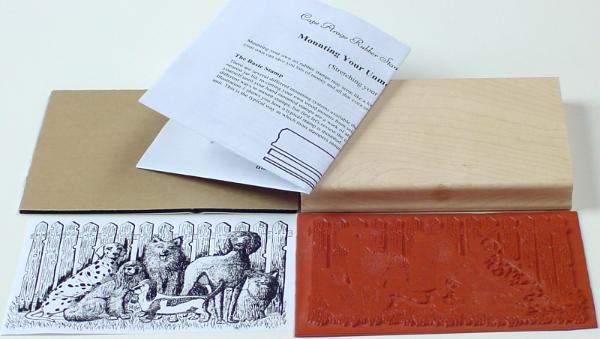 Dogs Unmounted Rubber Stamp Kit Dogs Unmounted Rubber Stamp Kit