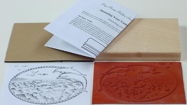 Dolphins Unmounted Rubber Stamp Kit Dolphins Unmounted Rubber Stamp Kit