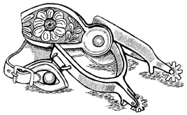 Cowboy Spurs Unmounted Rubber Stamp Cowboy Spurs Unmounted Rubber Stamp