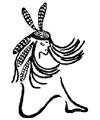 Native American Indian Little Stamper Native American Indian Little Stamper