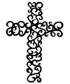 Scrollwork Cross Little Stamper Scrollwork Cross Little Stamper