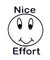 Nice Effort Smiley Face Little Stamper Nice Effort Smiley Face Little Stamper