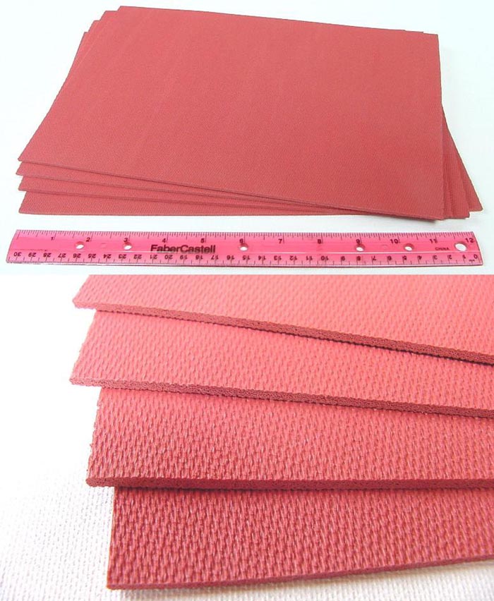 Red Natural Sponge Cushion Mounting (4 sheets) Red Natural Sponge Cushion Mounting (4 sheets)