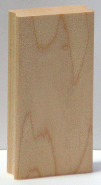 Wood Mounting Block 2 x 4 inches Wood Mounting Block 2 x 4 inches