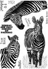 Zebras & Phrases Unmounted Rubber Stamp Sheet Zebras & Phrases Unmounted Rubber Stamp Sheet